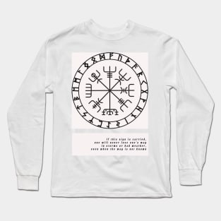 Viking Compass, Vegvisir Long Sleeve T-Shirt